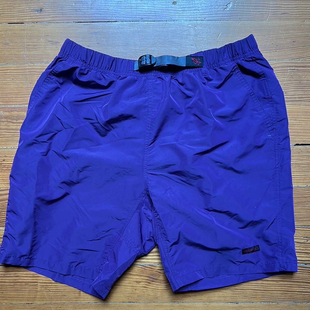 Gramicci Purple Nylon Shorts